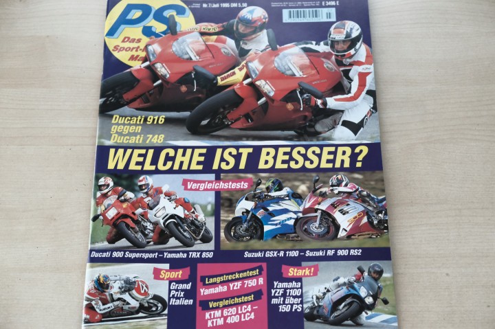 Deckblatt PS Sport Motorrad (07/1995)
